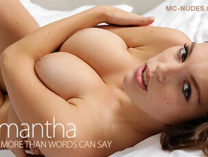 Samantha L. in More Than Words Can Say - MCNudes